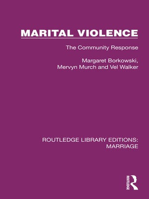 cover image of Marital Violence